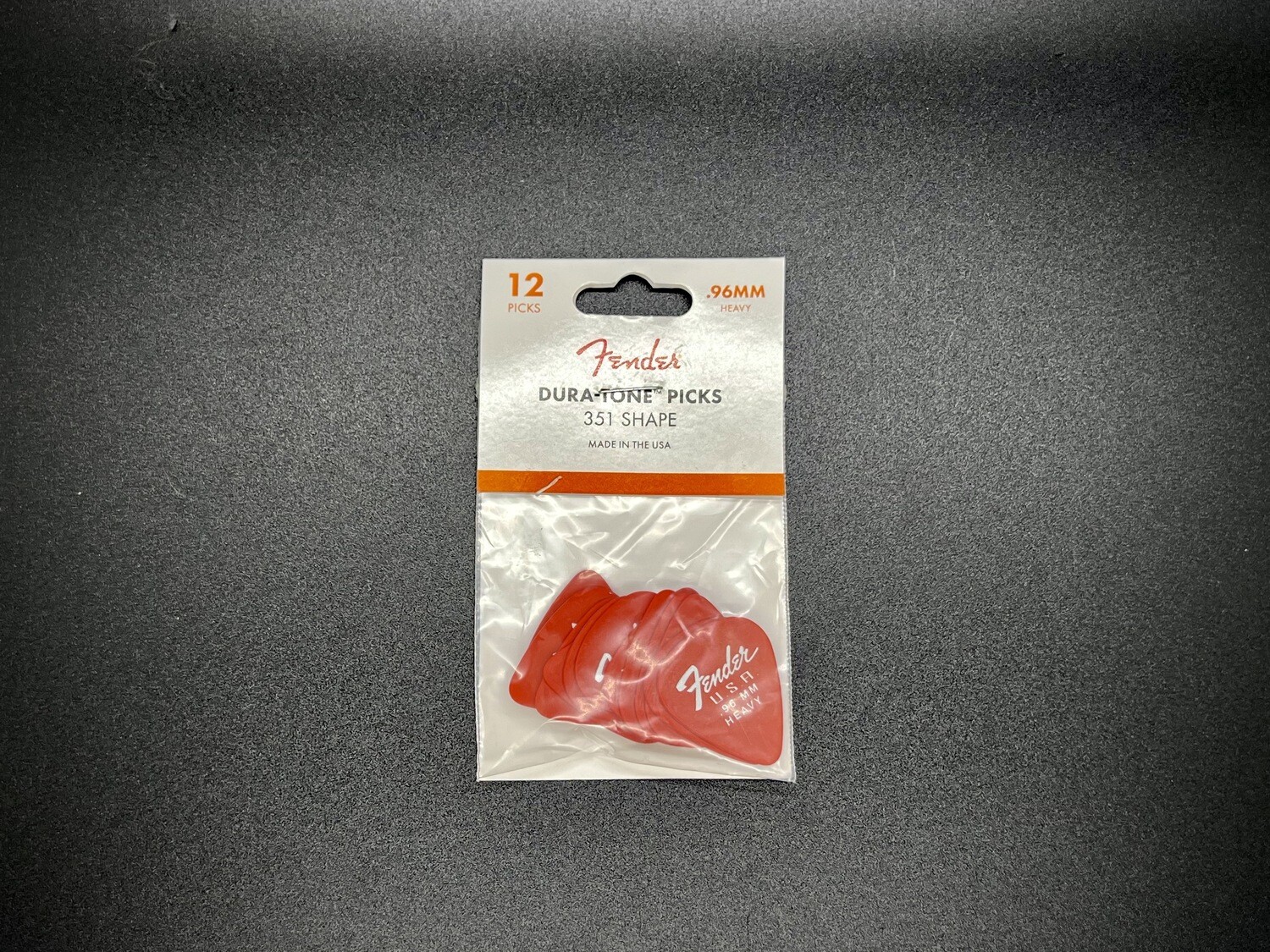 Fender Dura-Tone Picks 351 Heavy 12pk - Fiesta Red