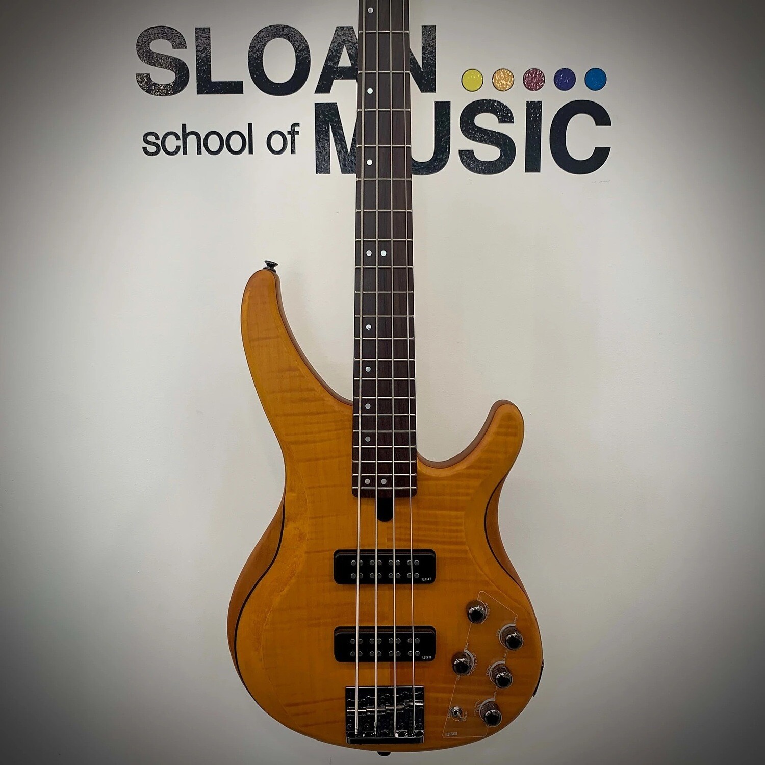 Yamaha TRBX604 Bass Guitar - Matte Amber