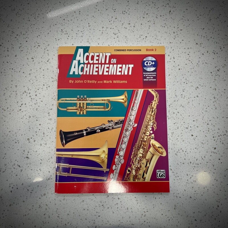Alfred's Accent on Achievement Combined Percussion Book 2