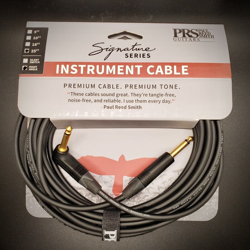 PRS Signature Series Instrument Cable Straight/Angle 25'