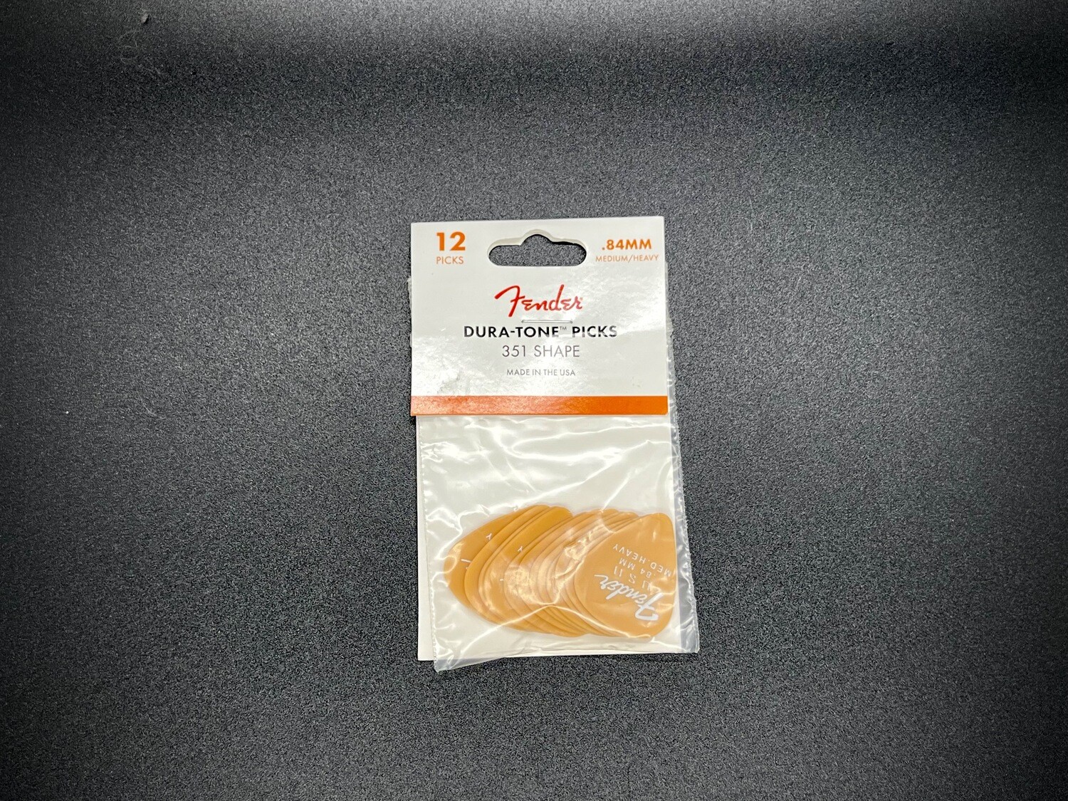 Fender Dura-Tone Picks 351 Medium/Heavy 12pk - Butterscotch Blonde