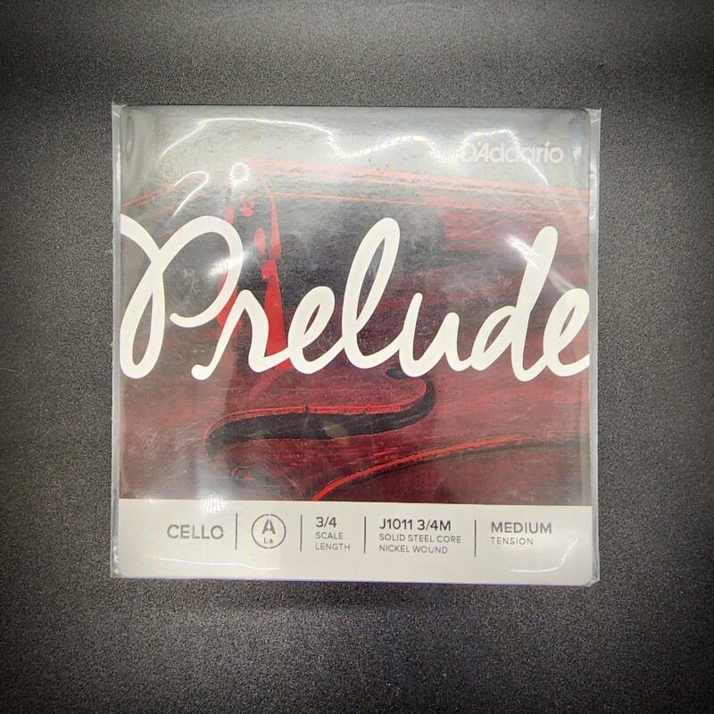 DAddario Prelude Single Cello 3/4 A