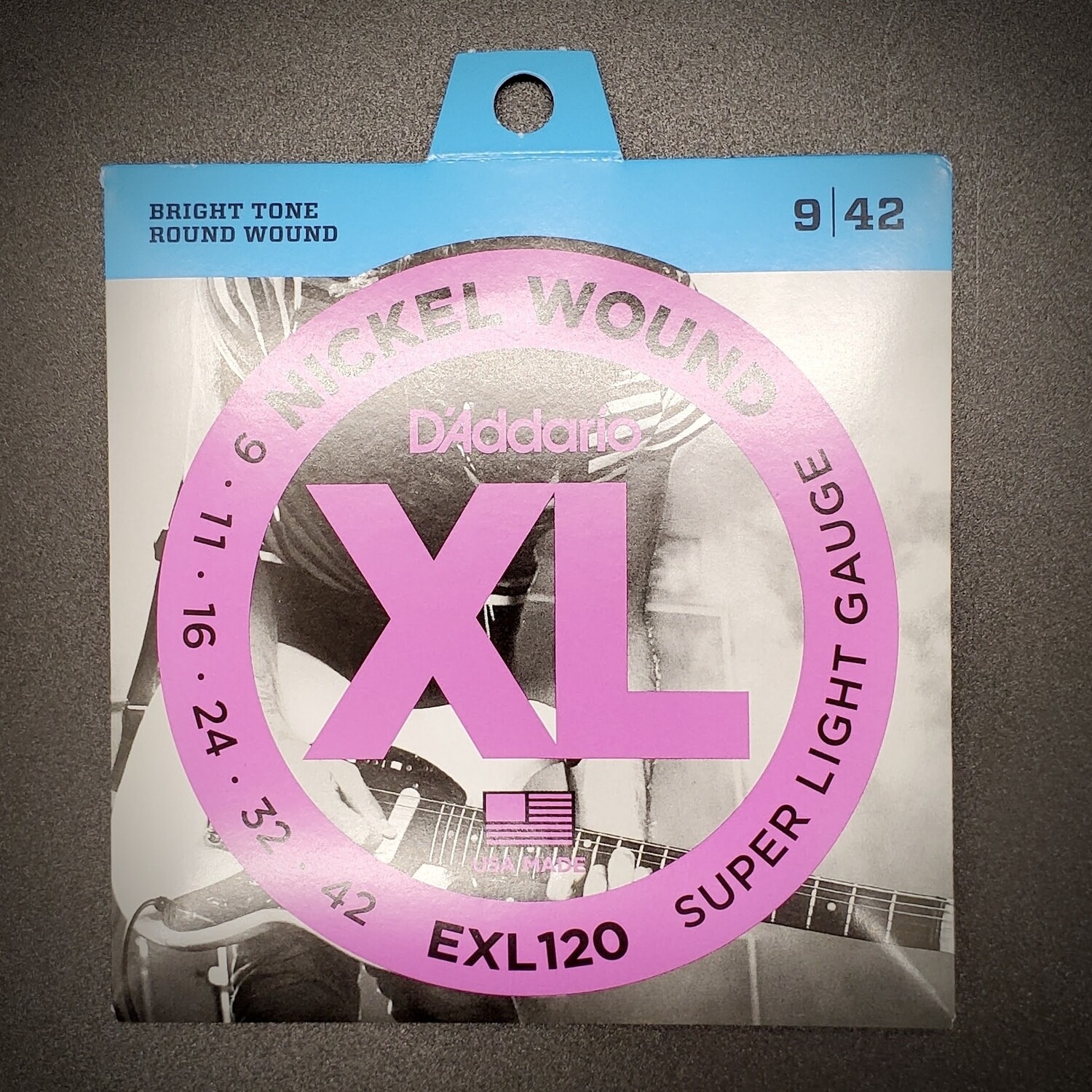 D'Addario EXL120 Nickel Wound Electric Guitar Strings, Super Light, 9-42