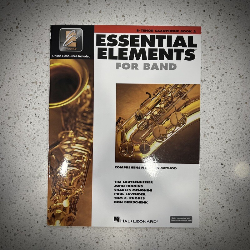 Hal Leonard Essential Elements Tenor Sax Book 2