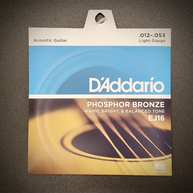 DAddario EJ16 Phosphor Bronze .012-.053