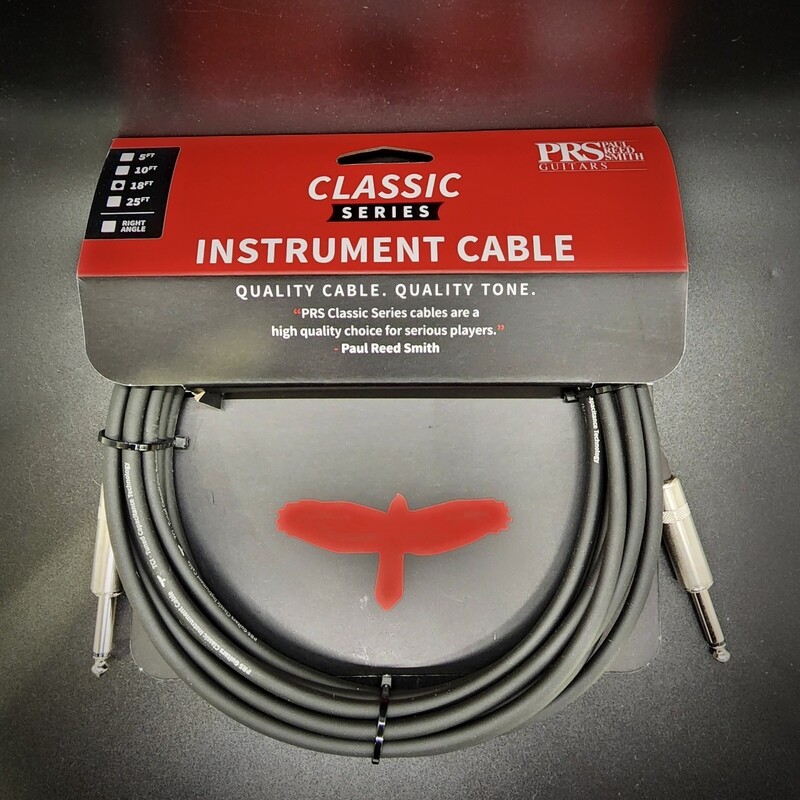 PRS Classic Series 18ft Instrument Cable, Straight/Straight