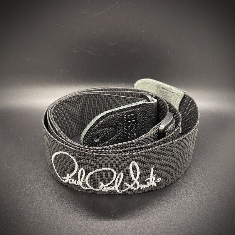 PRS Poly Strap, Signature Silver, Black