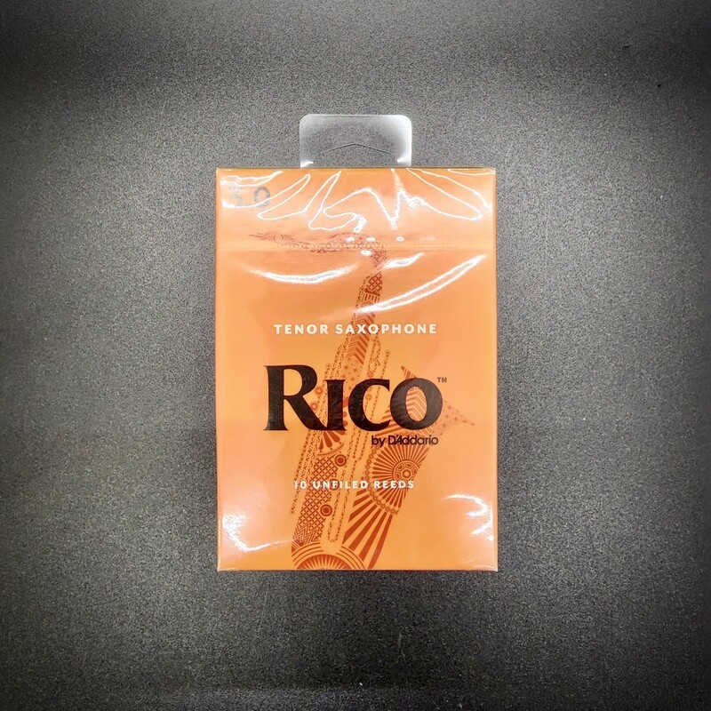 Rico 3.0 Tenor Sax Unfiled Reeds — 10 pack