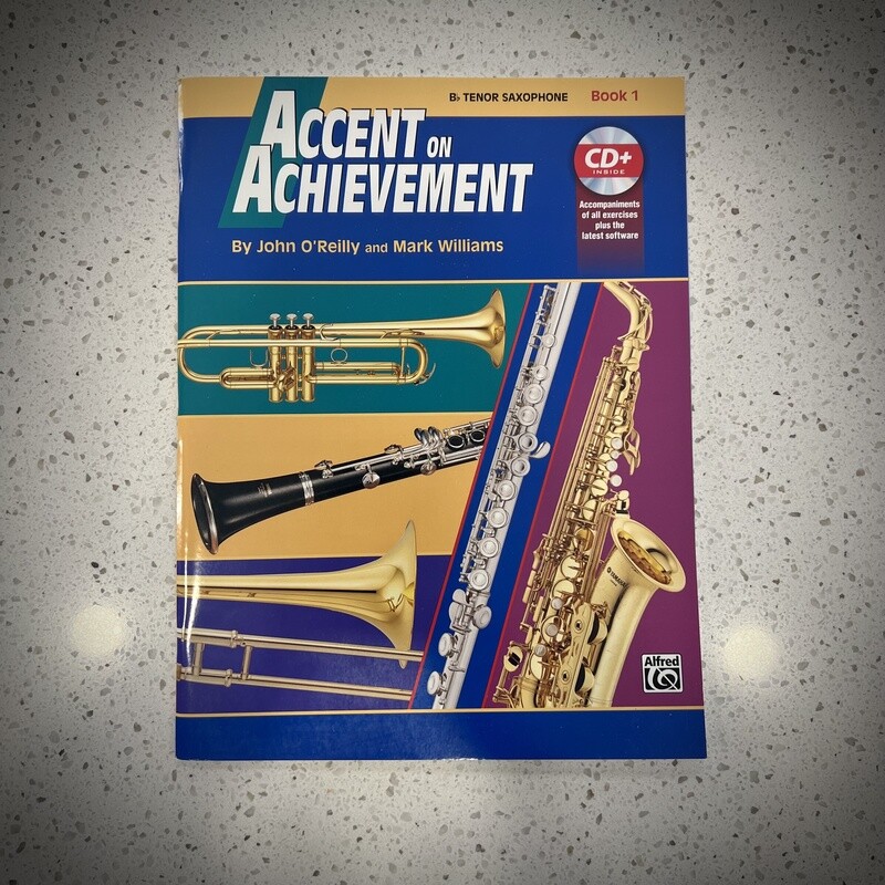 Alfred Accent on Achievement Bb Tenor Saxophone Book 1
