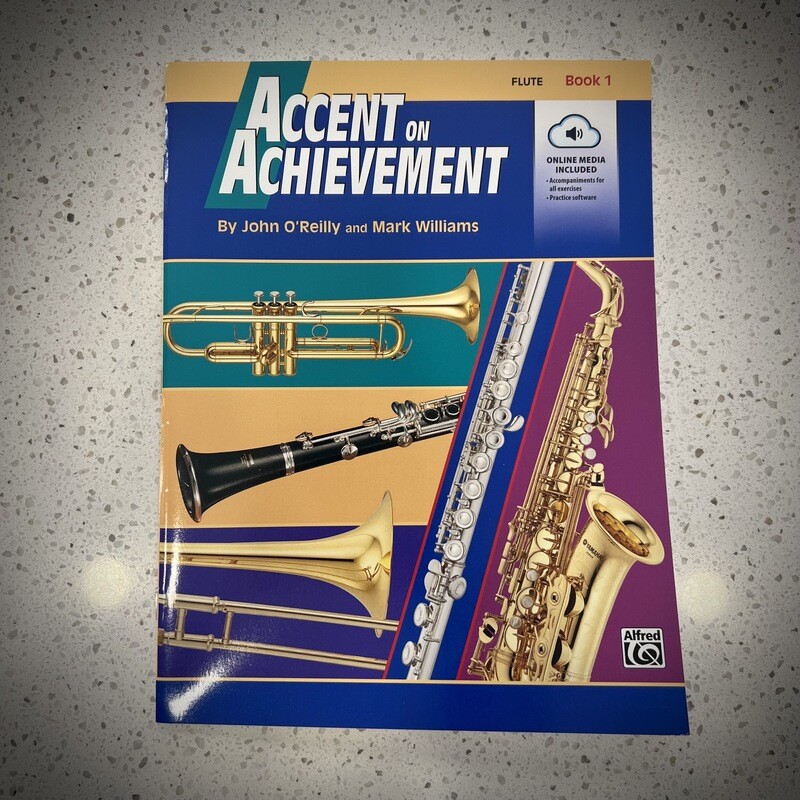 Alfred's Accent on Achievement Flute Book 1