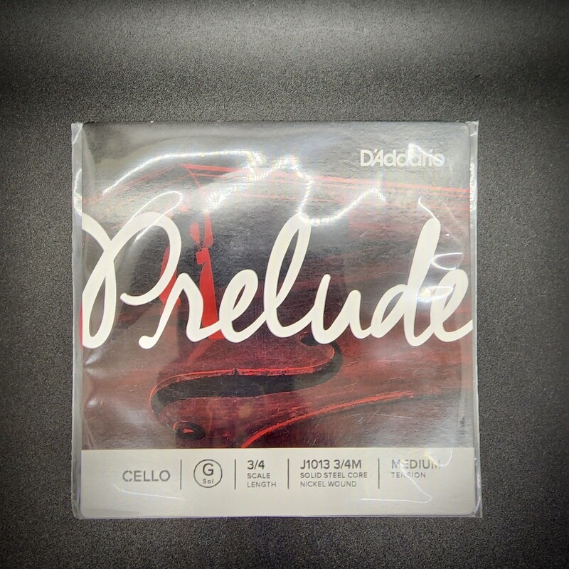 DAddario  Prelude Single Cello 3/4 G