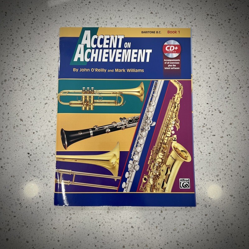 Alfred's Accent On Achievement Baritone B.C. Book 1