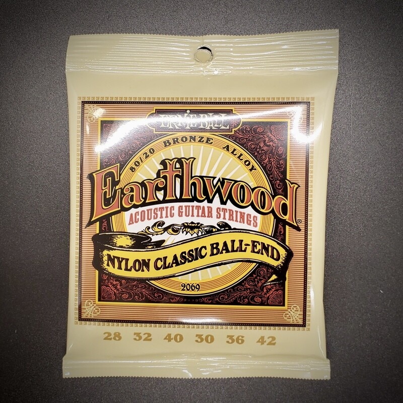 Ernie Ball Earthwood Folk Nylon Strings 28-42