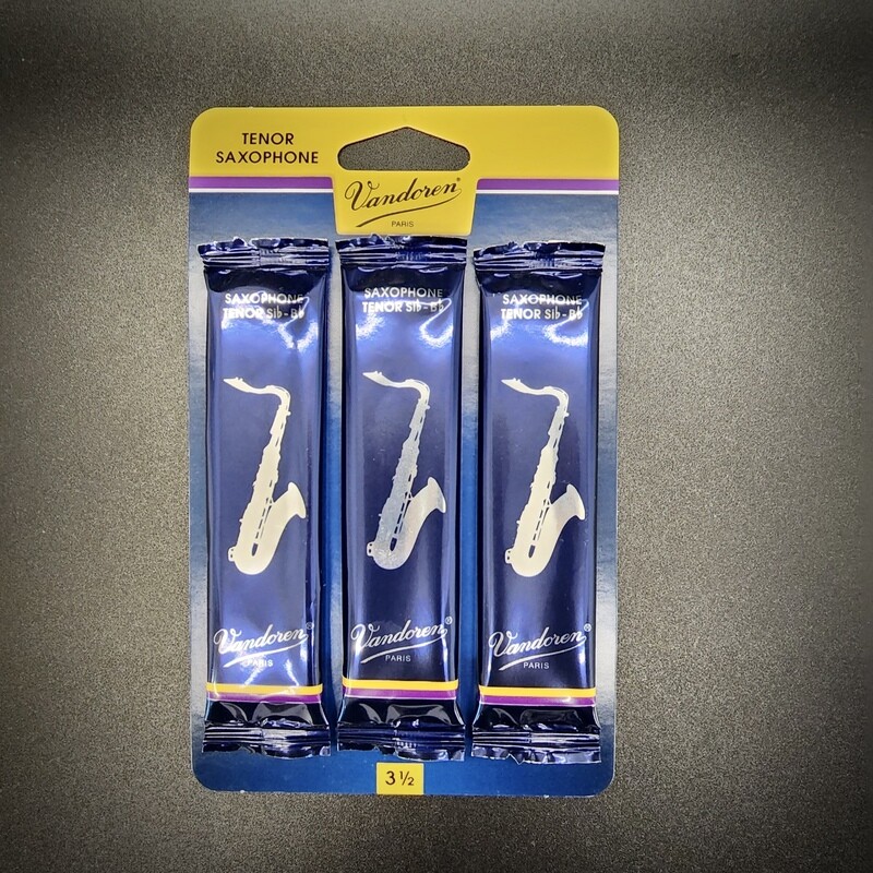 Vandoren Tenor Saxophone 3.5 Reeds - 3pk