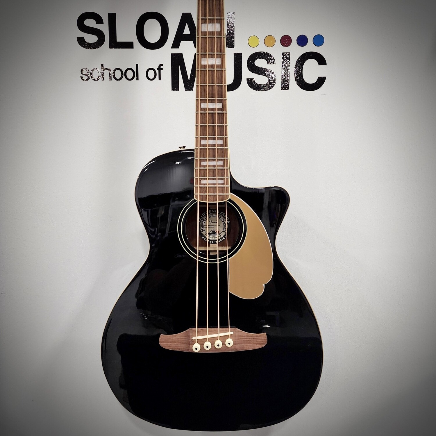 Fender Kingman V2 Acoustic Bass Black