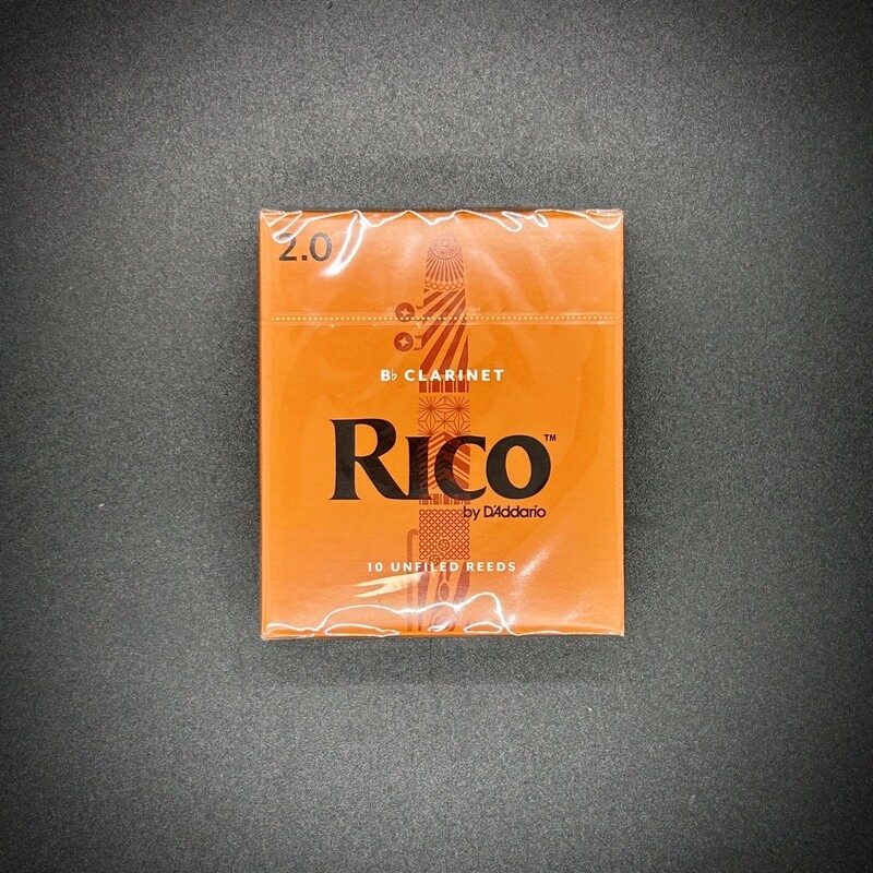 Rico 2.0 Clarinet Reeds - 10 pk