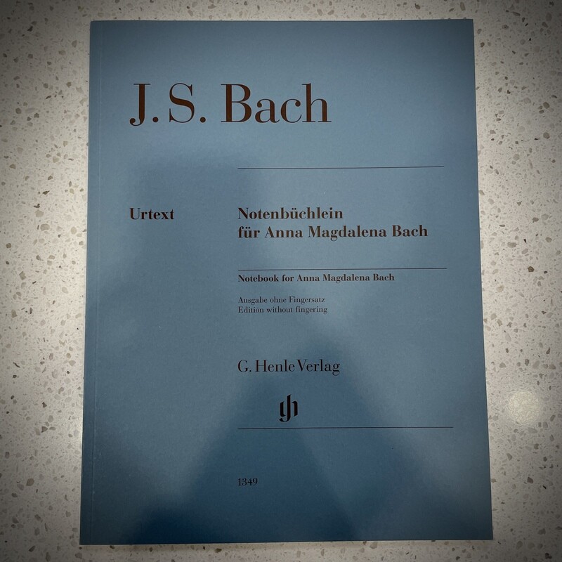 Hal Leonard J.S. Bach Notebook for Anna Magdalena Bach