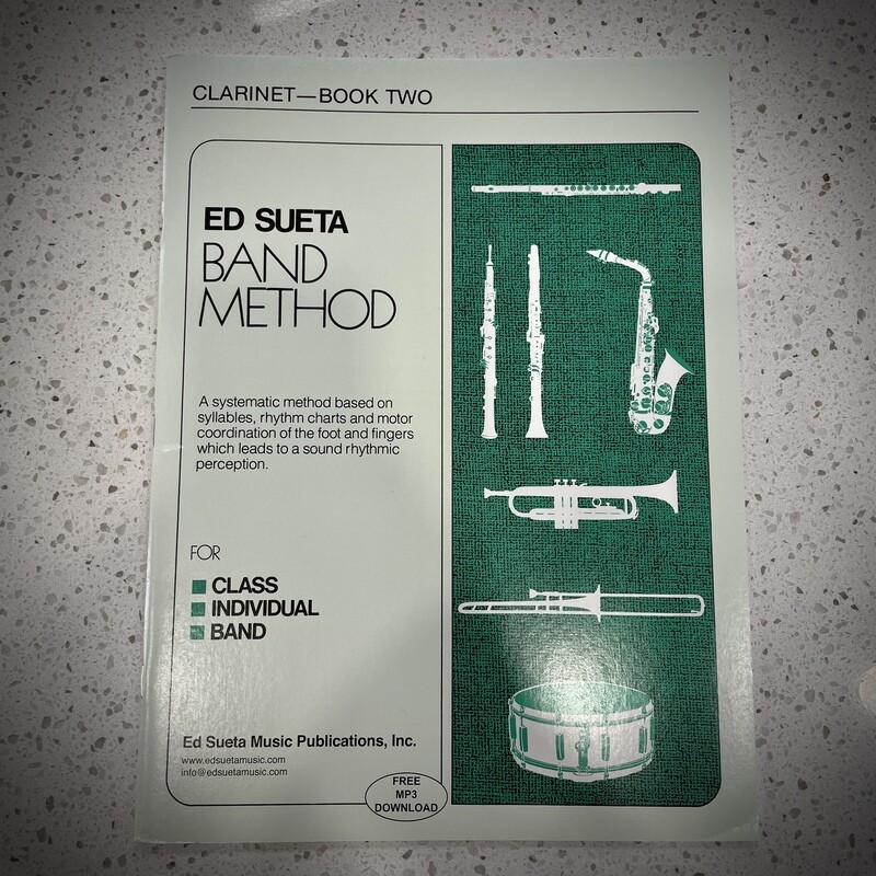 Ed Sueta Clarinet Band Method Book 2
