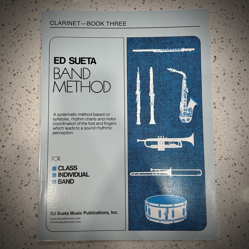 Ed Sueta Clarinet Band Method Book 3