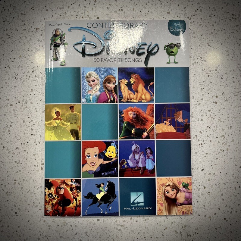 Hal Leonard Contemporary 50 Favorite Disney Songs for Piano, Voice and Guitar