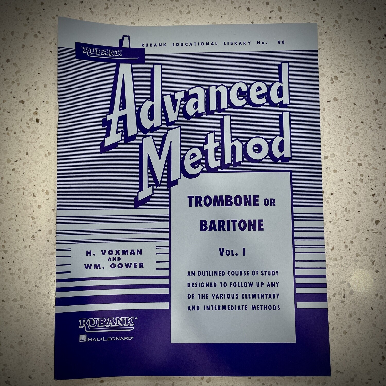 Rubank Advanced Method Trombone or Baritone Vol. 1