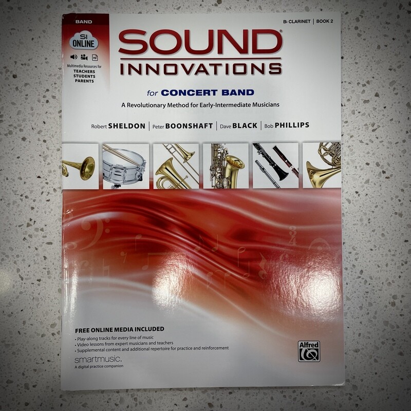 Alfred's Sound Innovations for Concert Band-Bflat Clarinet Book 2