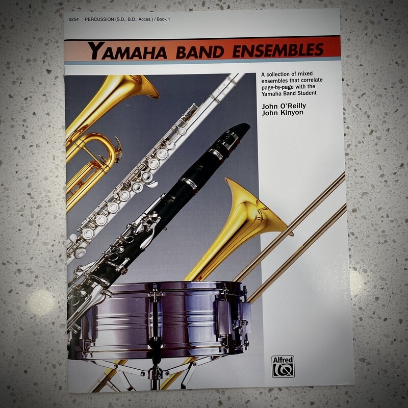 Alfred Yamaha Band Ensembles Bk 1 Percussion