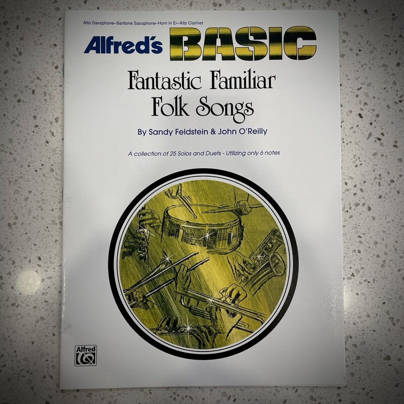 Alfred Fantastic Familiar Folk Songs-Eb Instruments