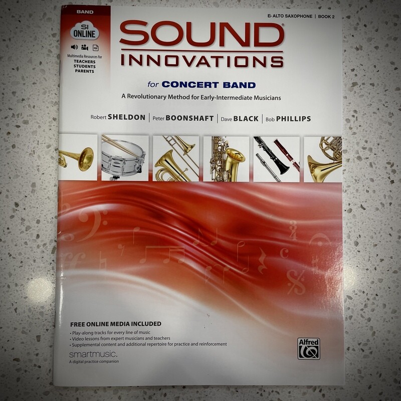 Alfred's Sound Innovations for Concert Band-Eflat Alto Sax Book 2