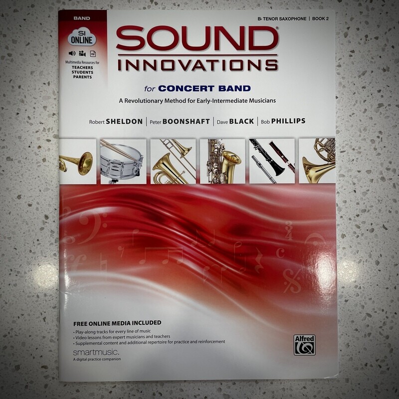 Alfred's Sound Innovations for Concert Band Bflat Tenor Sax Book 2