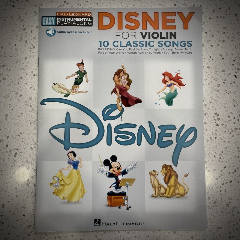 Hal Leonard Disney for Violin - 10 Classic Songs