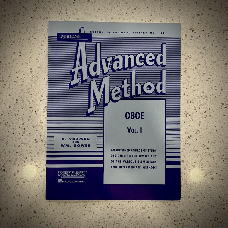 Rubank Advanced Method Oboe Vol. 1