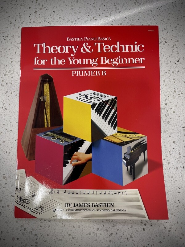 Bastien Piano Basics Theory & Technic for the Young Beginner Primer B