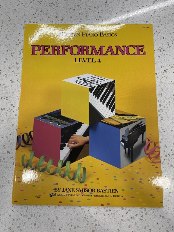 Bastien Piano Basics Performance Level 4