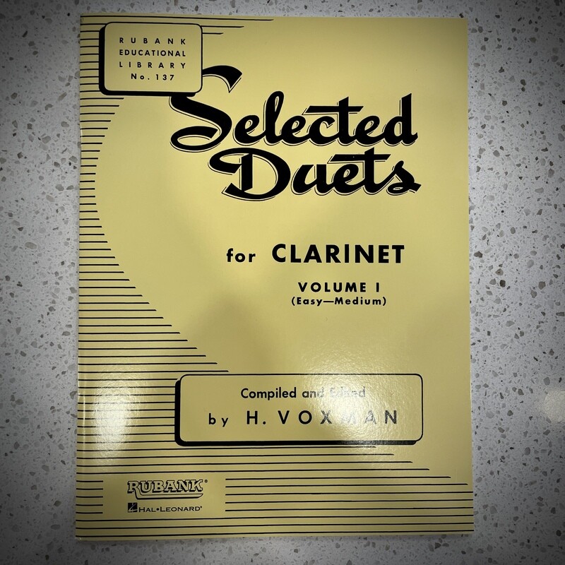 Rubank Selected Duets Clarinet Vol. 1