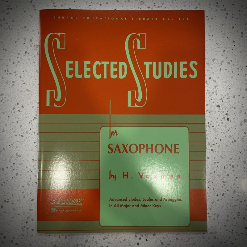 Rubank Selected Studies Saxophone Vol.1