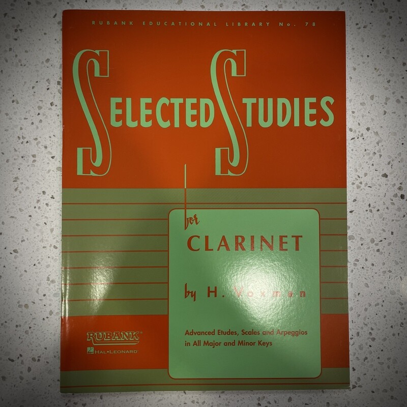 Rubank Selected Studies Clarinet Vol. 1