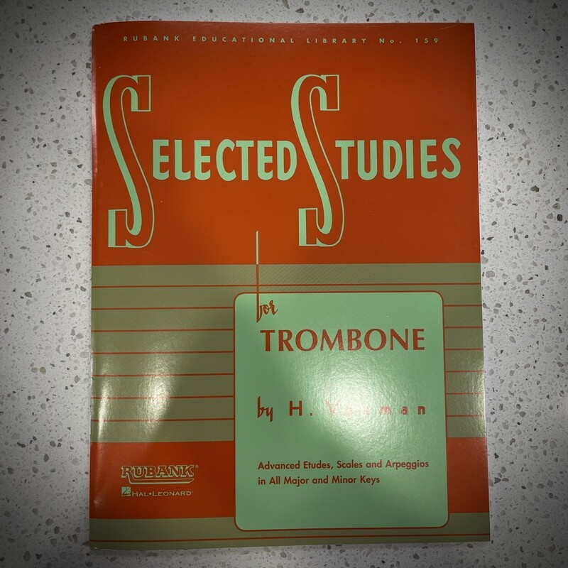 Rubank Selected Studies Trombone Vol. 1