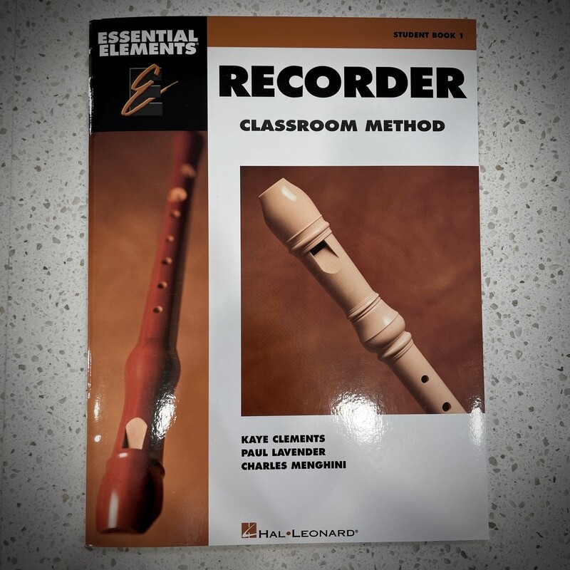 Hal Leonard Essential Elements Recorder Book 1