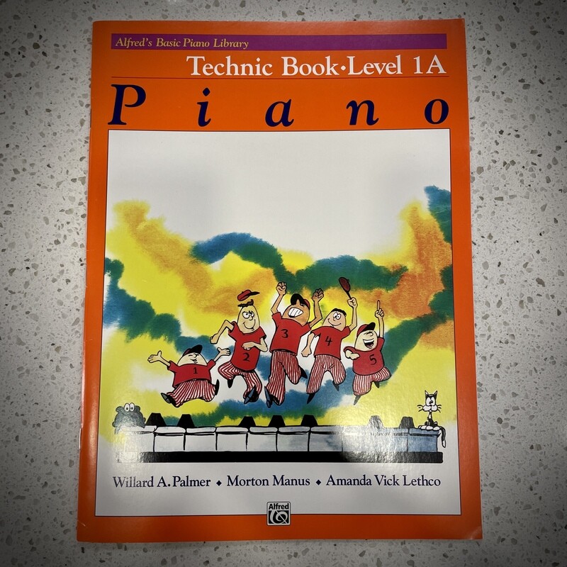 Alfred's Basic Piano Library Technic Book Level 1A