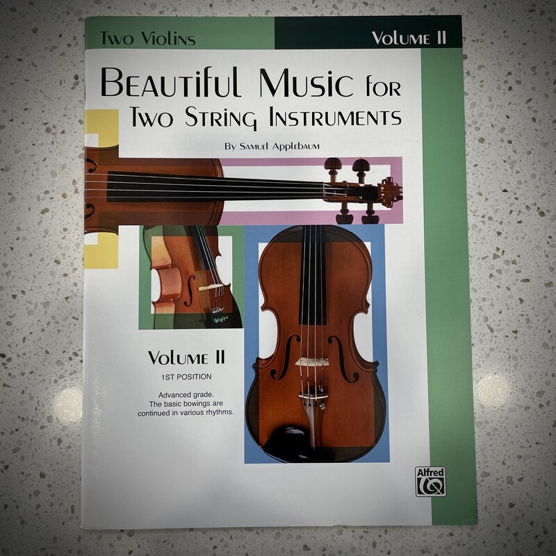 Alfred Beautiful Music for Two String Instruments Violin - Volume 2