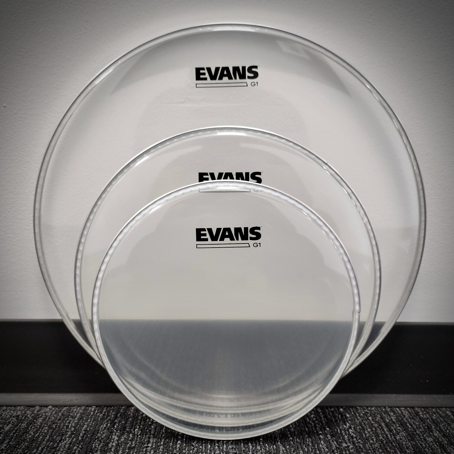 Evans G1 Clear Rock Pack - 10", 12", 16"