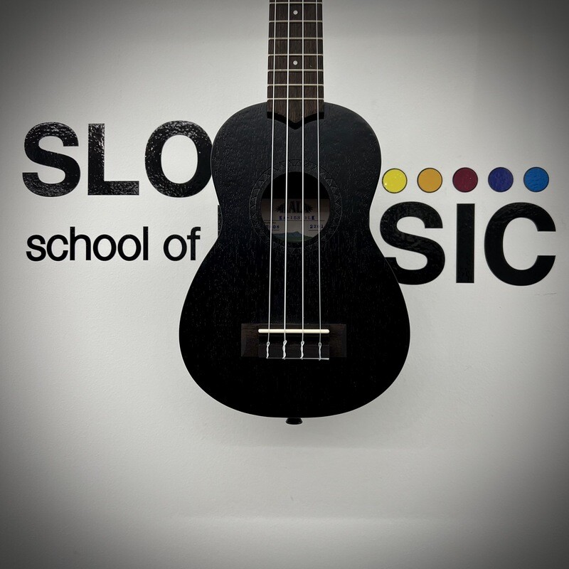 Kala KA-15S-BLK Black Satin Mahogany Soprano Ukulele