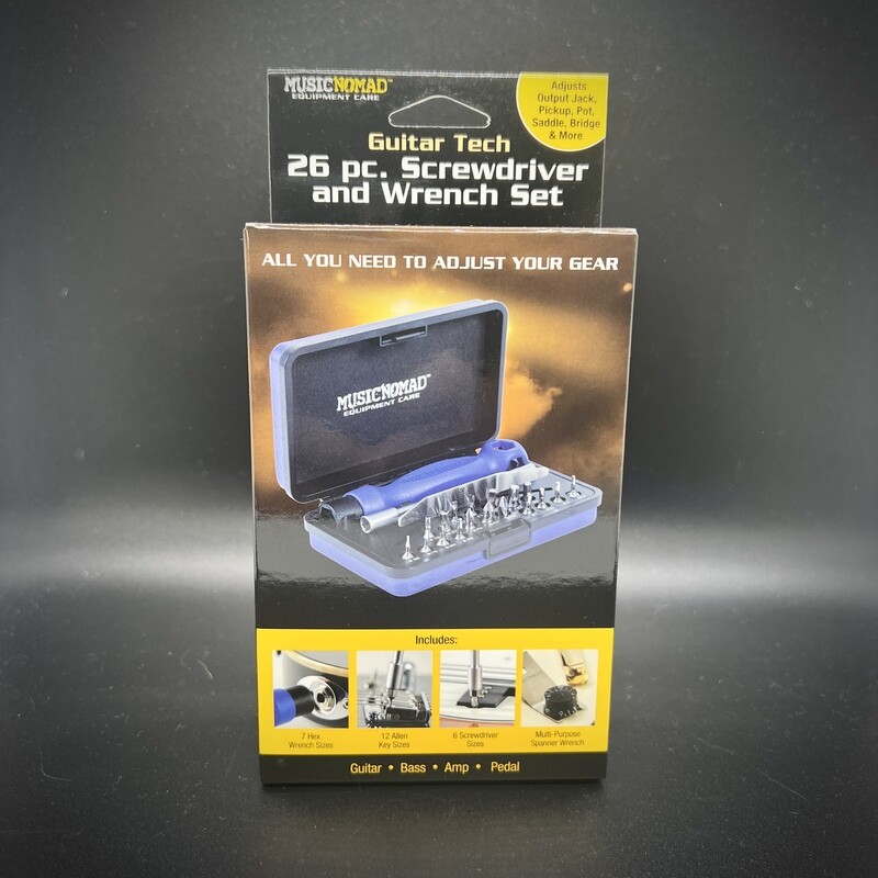 Music Nomad Premium Guitar Tech Screwdriver and Wrench Set