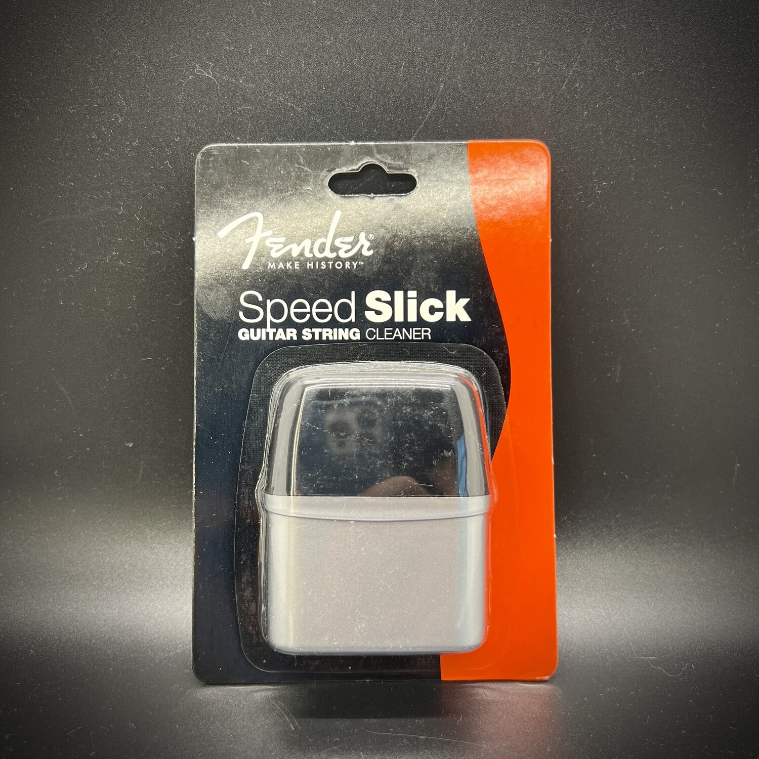 Fender Speed Slick Guitar String Cleaner, Black/Silver