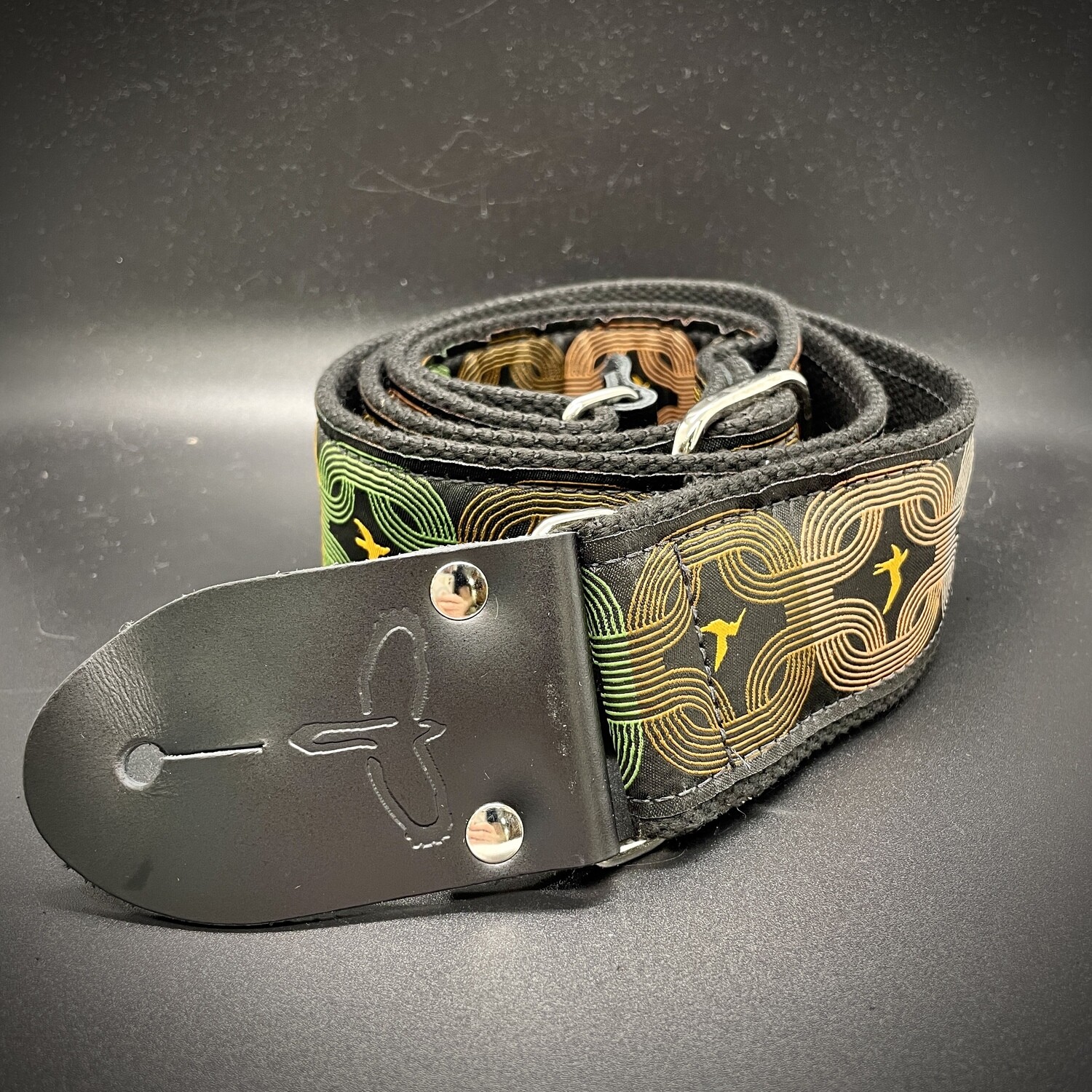 PRS 2” Deluxe Retro Strap, Custom Jacquard, Orange Birds