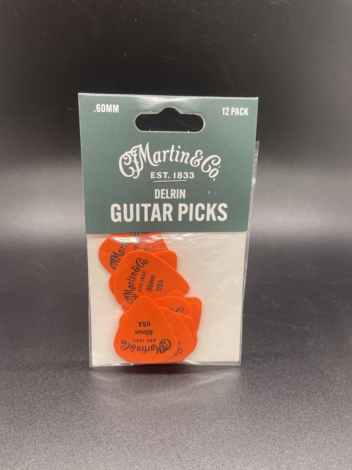 Martin Delrin Guitar Picks .60mm