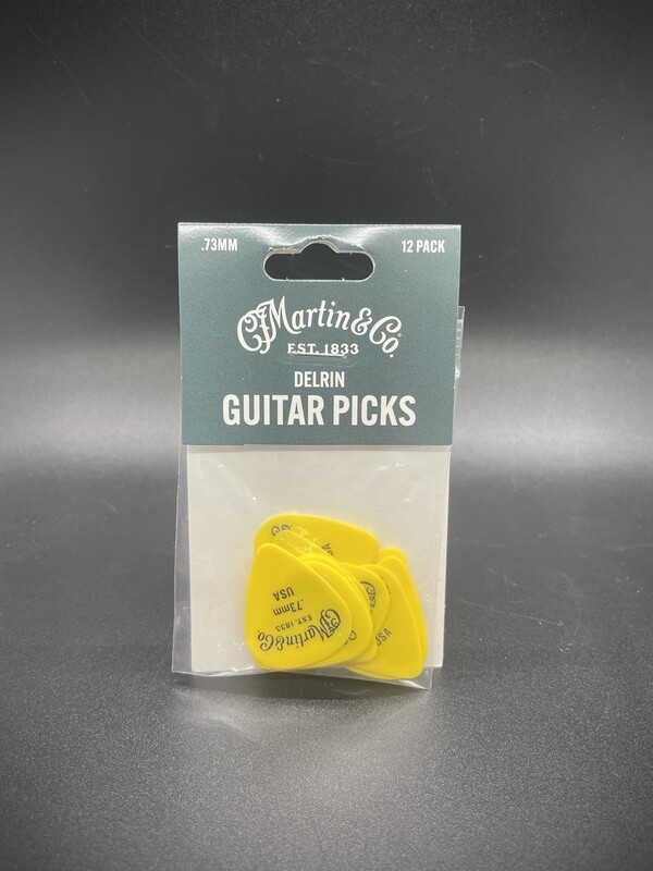 Martin Delrin Guitar Picks .73mm