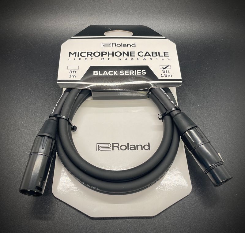 Roland RMC-B5 Black Series Microphone Cable - 5 foot