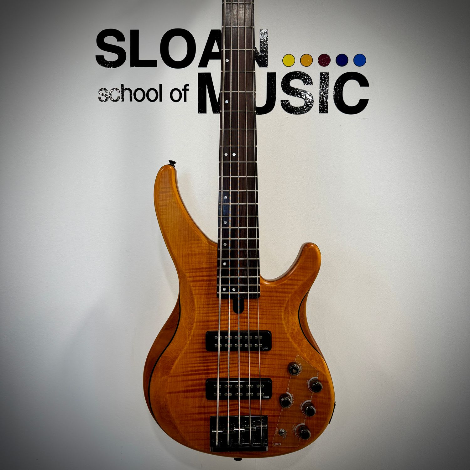 Yamaha TRBX605FM Bass Guitar - Matte Amber